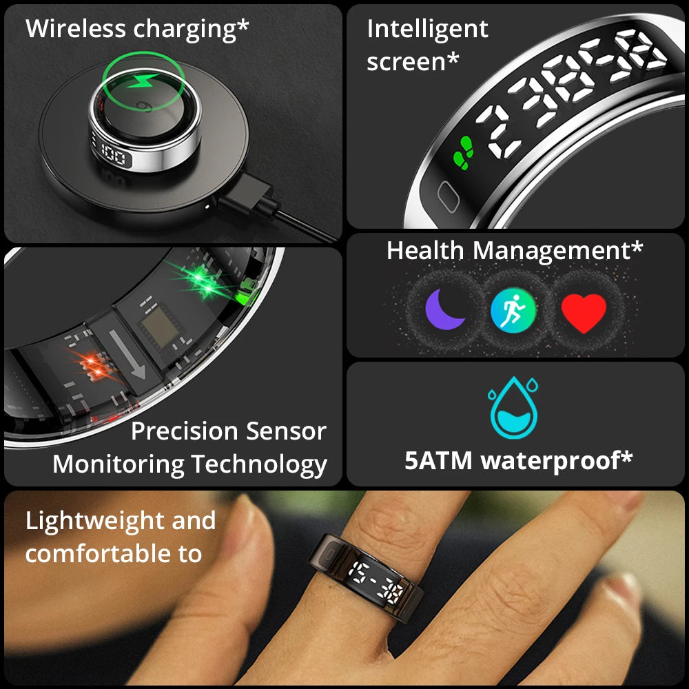 COLMI R - Smart Ring met LED Scherm en NFC